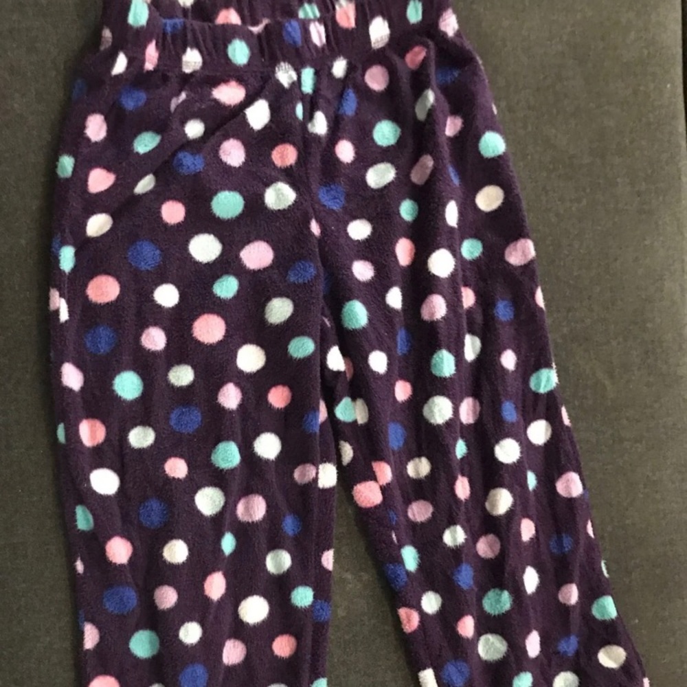 Girls fleece pajama pants size 7/8